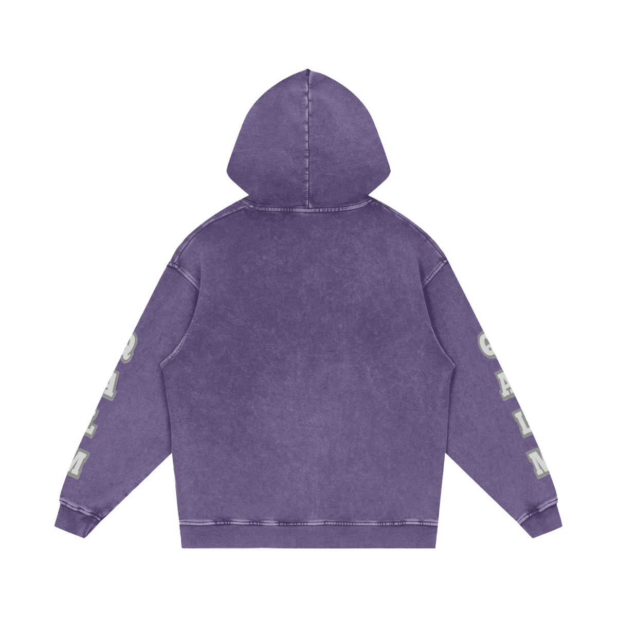 Snow Washed Loose Cotton Hoodie