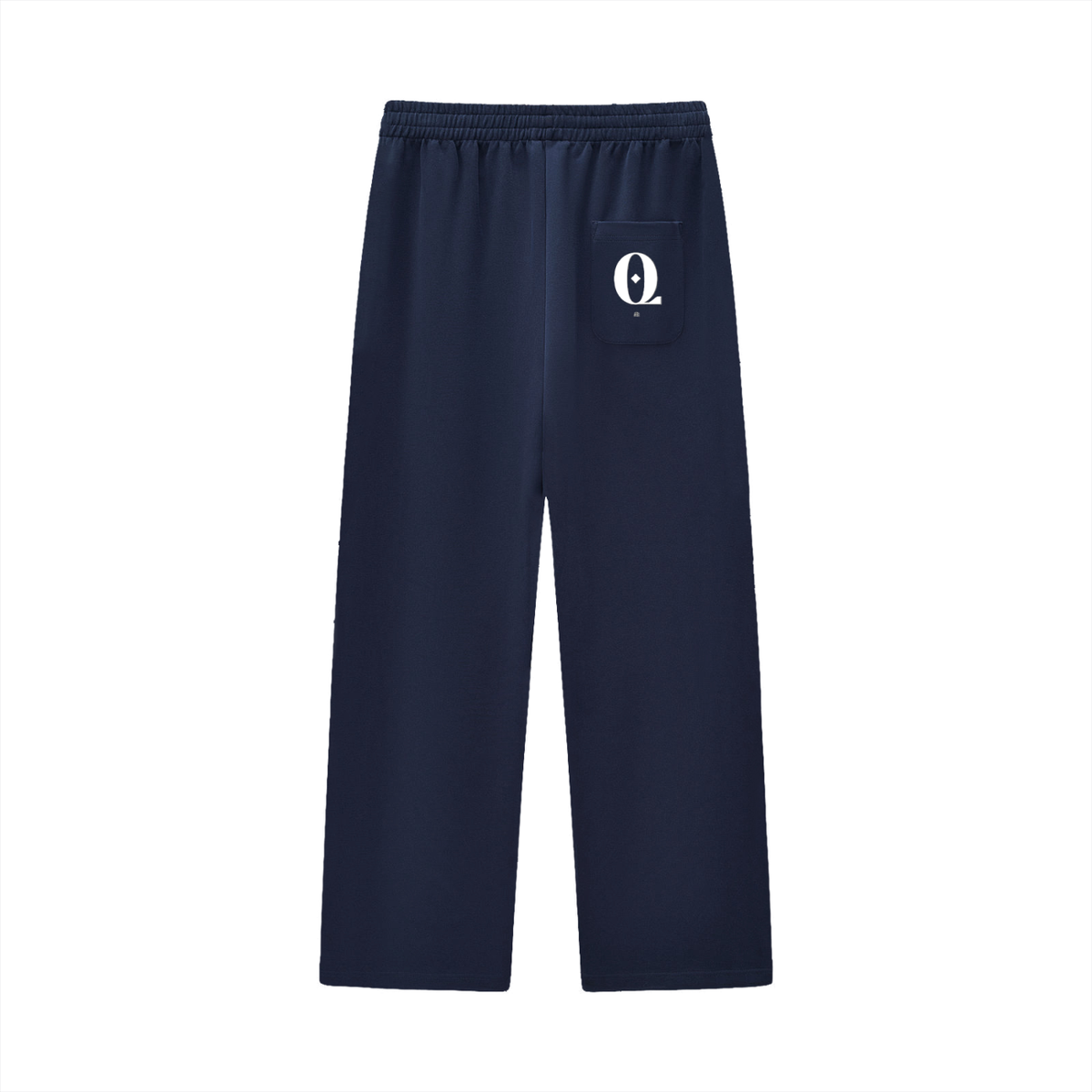 Curved Stripe Straight Sweatpants