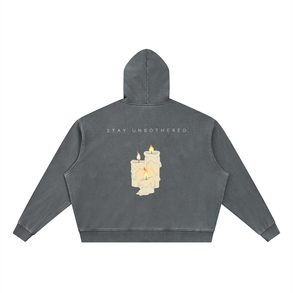 Qalm Full Zip Boxy Hoodie