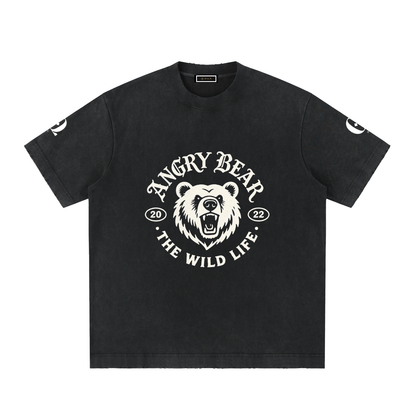 Heavyweight Vintage Washed Frayed T-Shirt