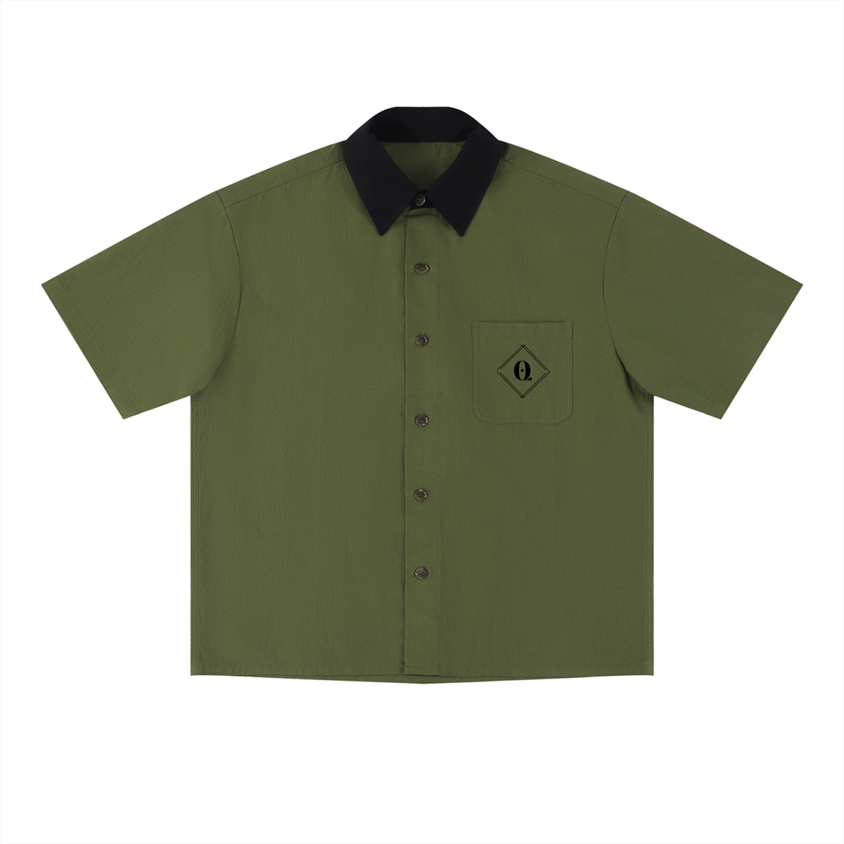 Unisex Color Block Short Sleeve Shirt