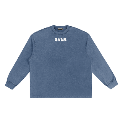 Snow Washed Frayed Edge T-Shirt