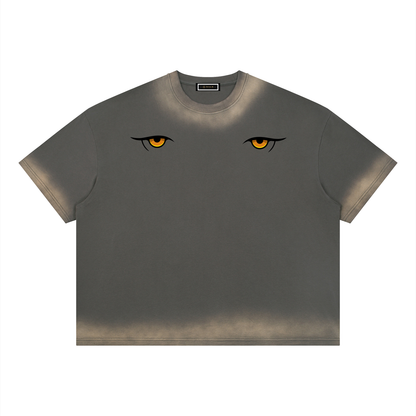 Unisex Boxy Sunfade Vintage Wash T-Shirt