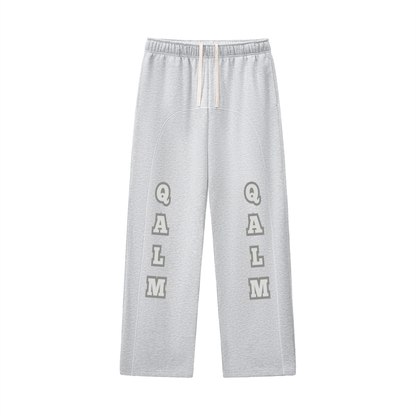 Contrast-Stitched Fleece Sweatpants