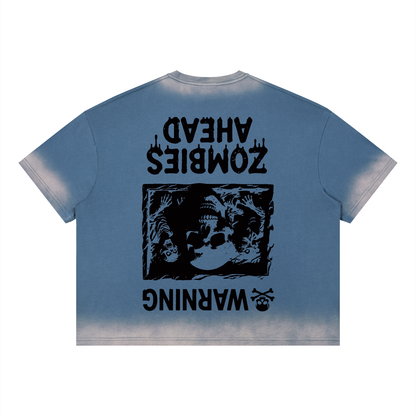 Unisex Boxy Sunfade Vintage Wash T-Shirt