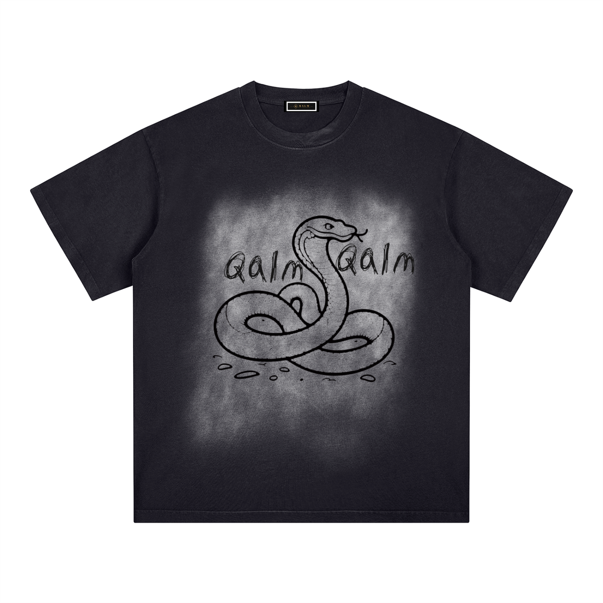 Qalm Square Patch T-Shirt