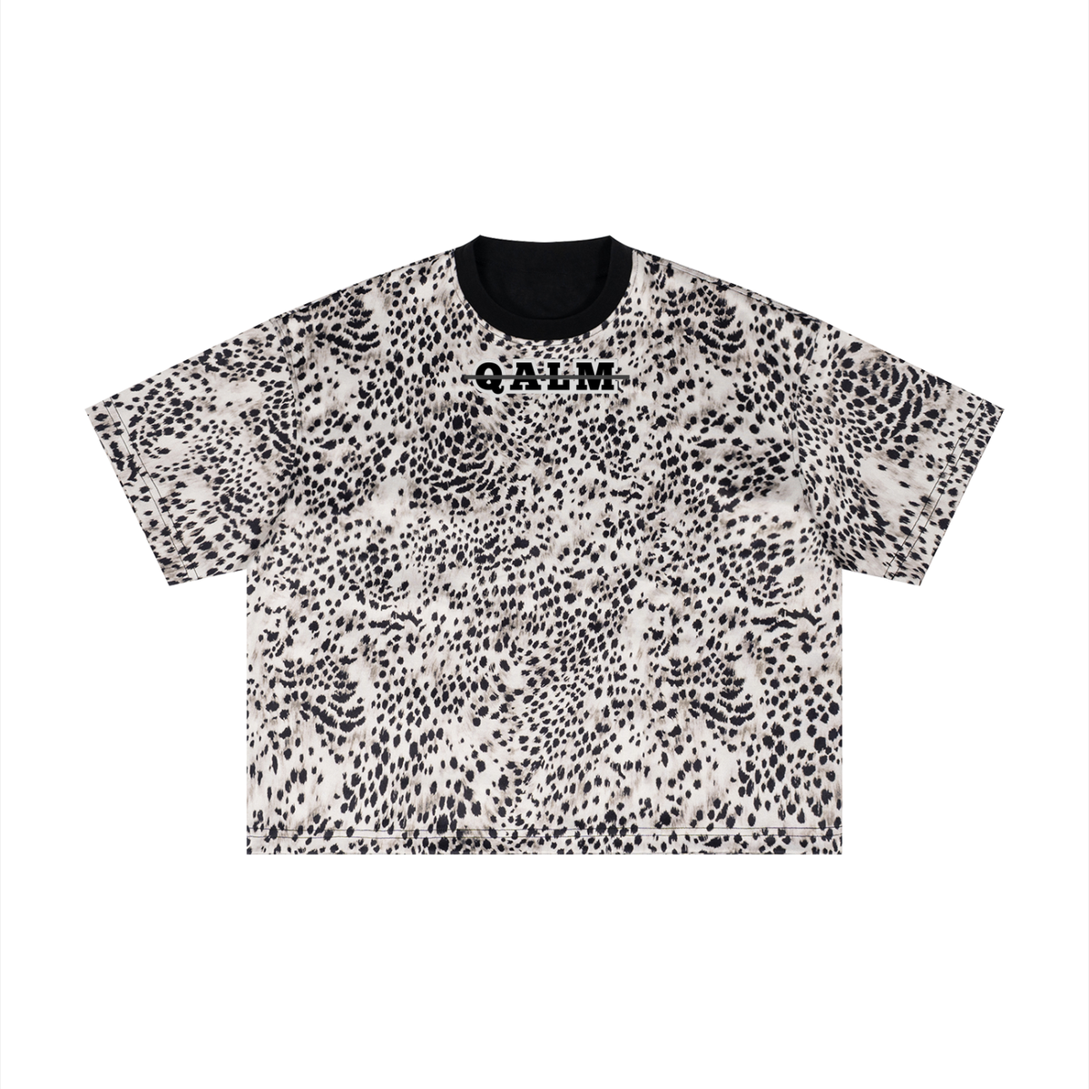 Unisex Leopard Print Boxy T-Shirt