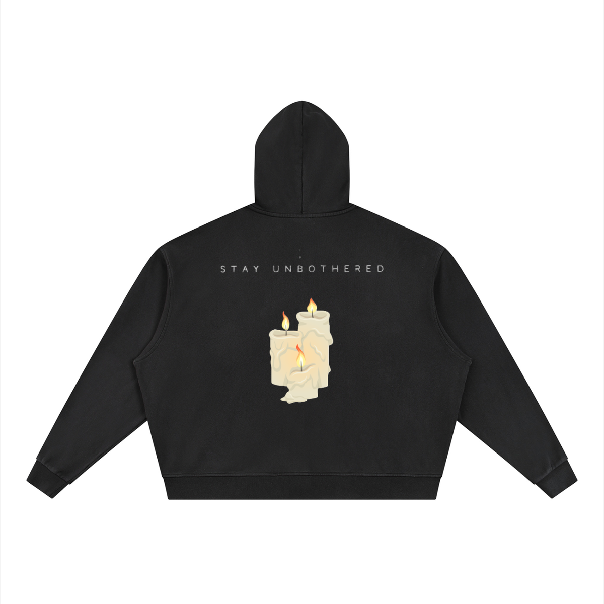 Qalm Full Zip Boxy Hoodie