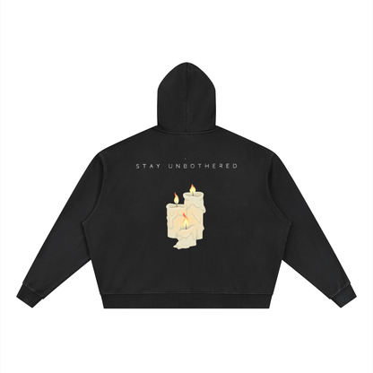 Qalm Full Zip Boxy Hoodie