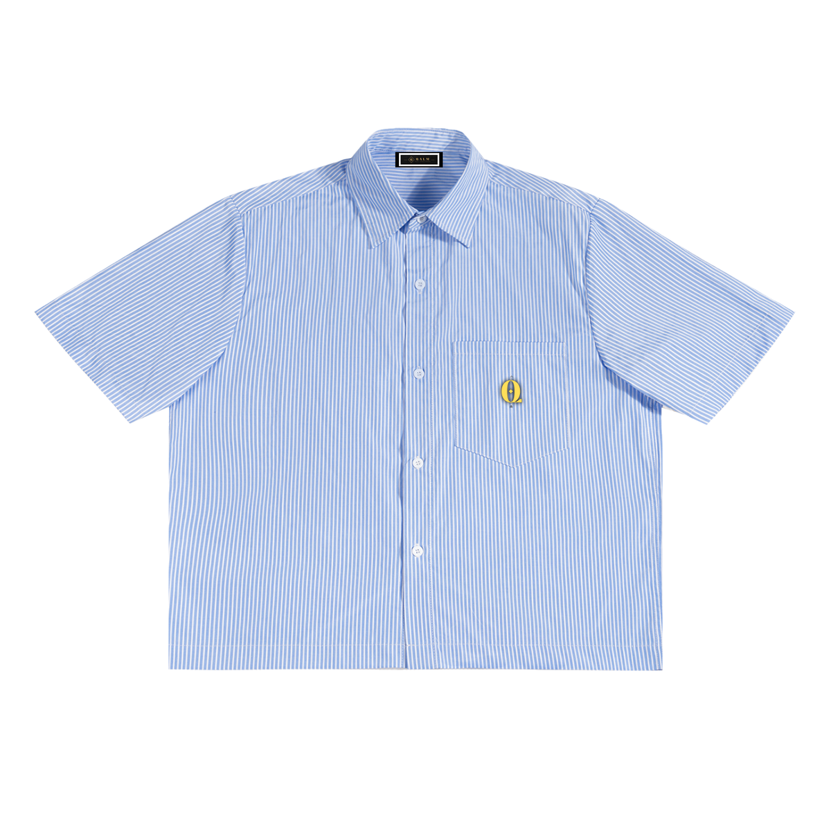 Qalm Stripe Boxy Shirt