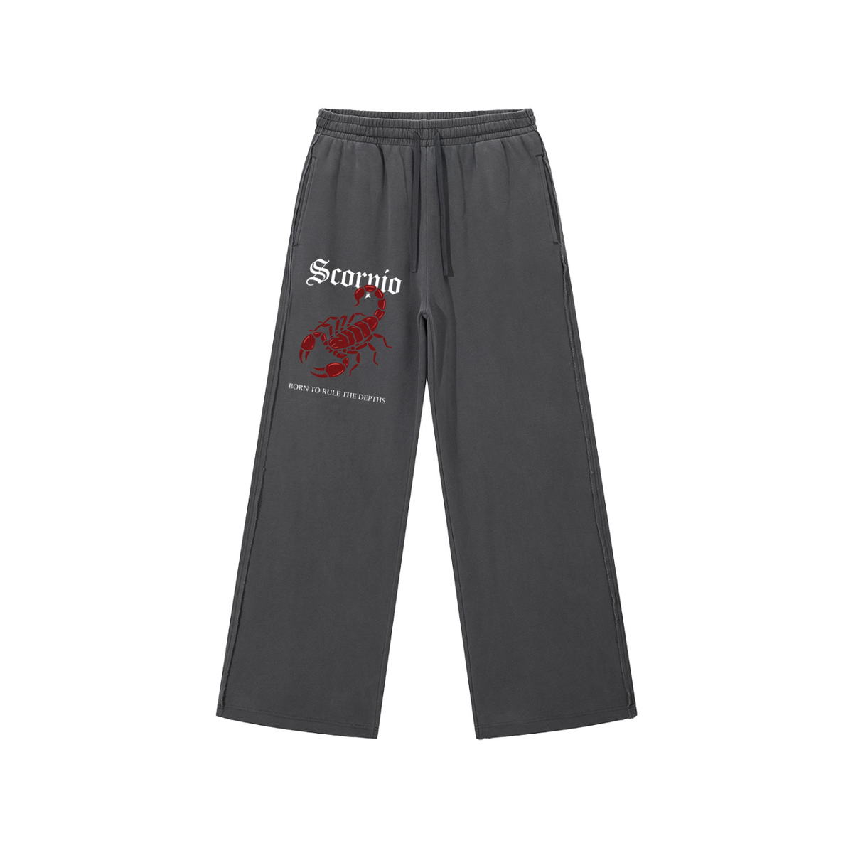 Snow Washed Raw Edge Sweatpants