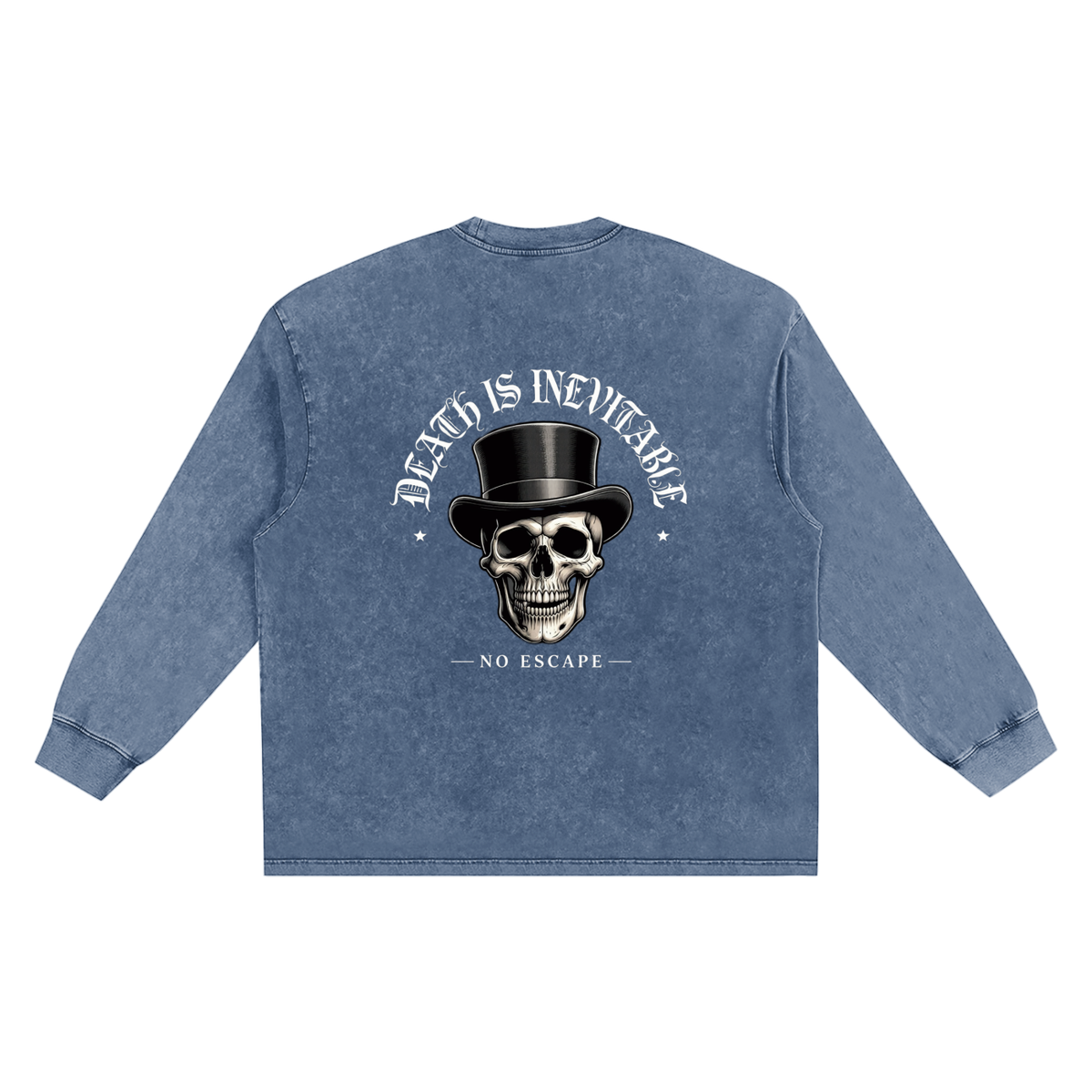 Snow Washed Frayed Edge T-Shirt