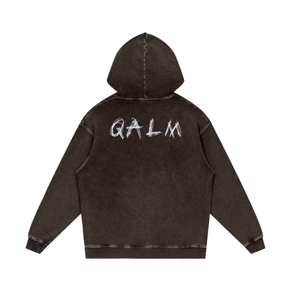 Qalm Loose Cotton Hoodie