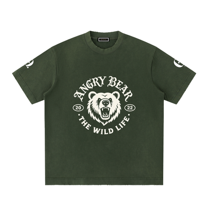 Heavyweight Vintage Washed Frayed T-Shirt