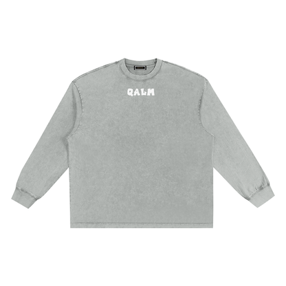 Snow Washed Frayed Edge T-Shirt