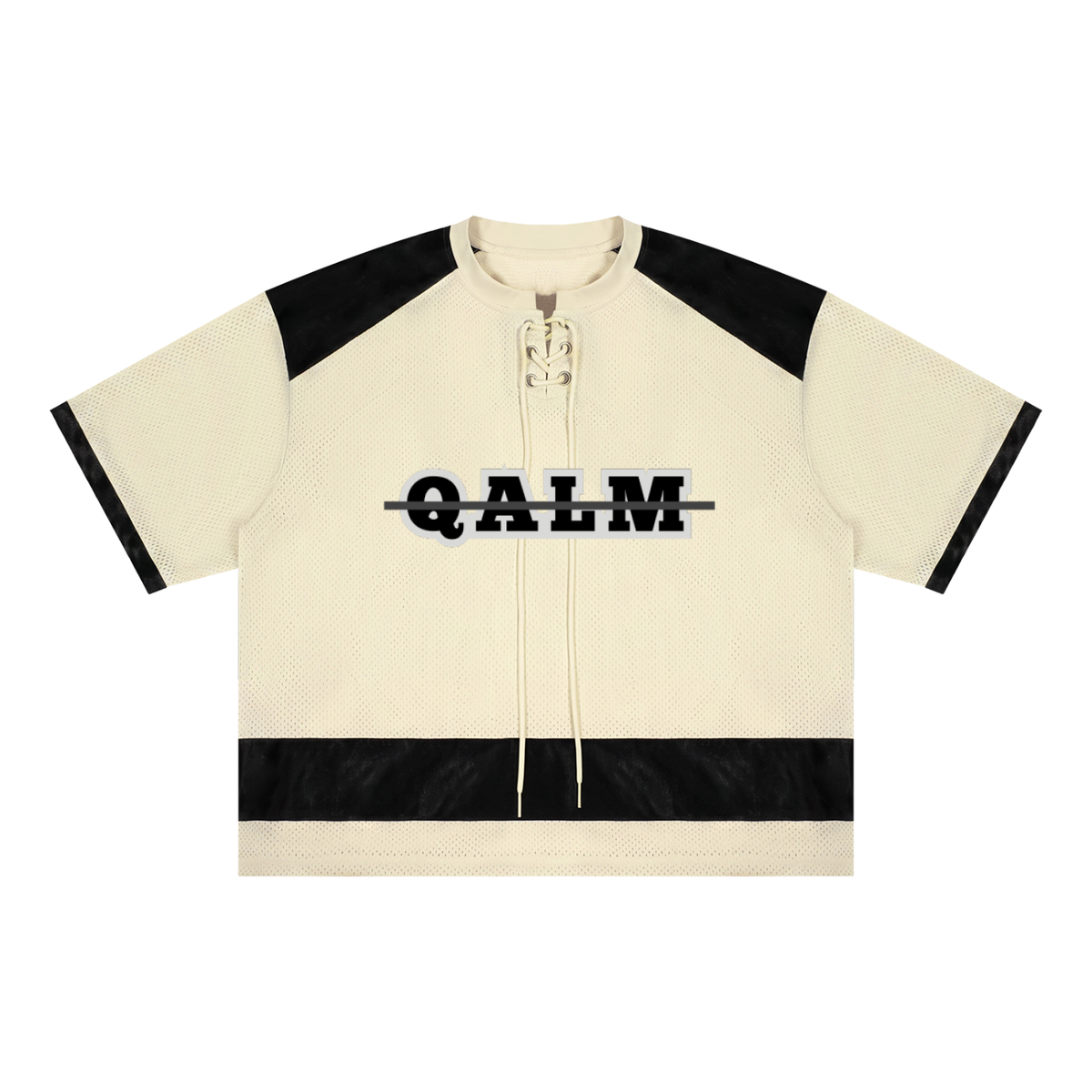 Unisex Raglan Sleeve Mesh Boxy T-Shirt