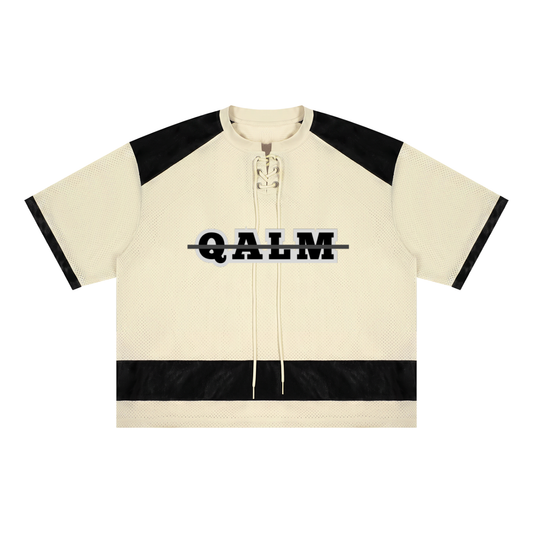 Unisex Raglan Sleeve Mesh Boxy T-Shirt