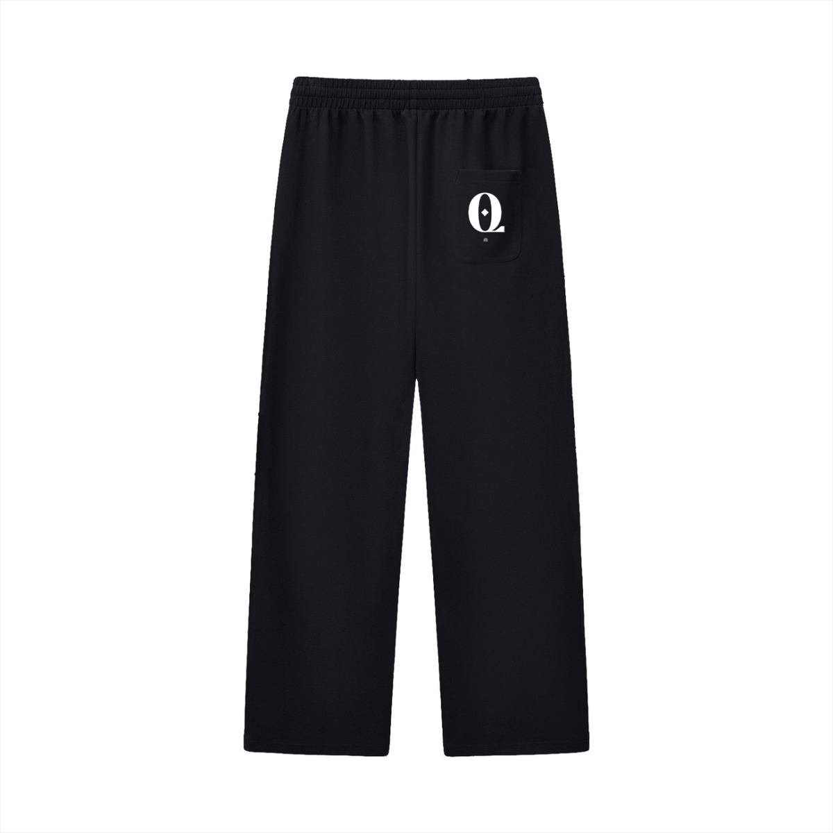 Curved Stripe Straight Sweatpants