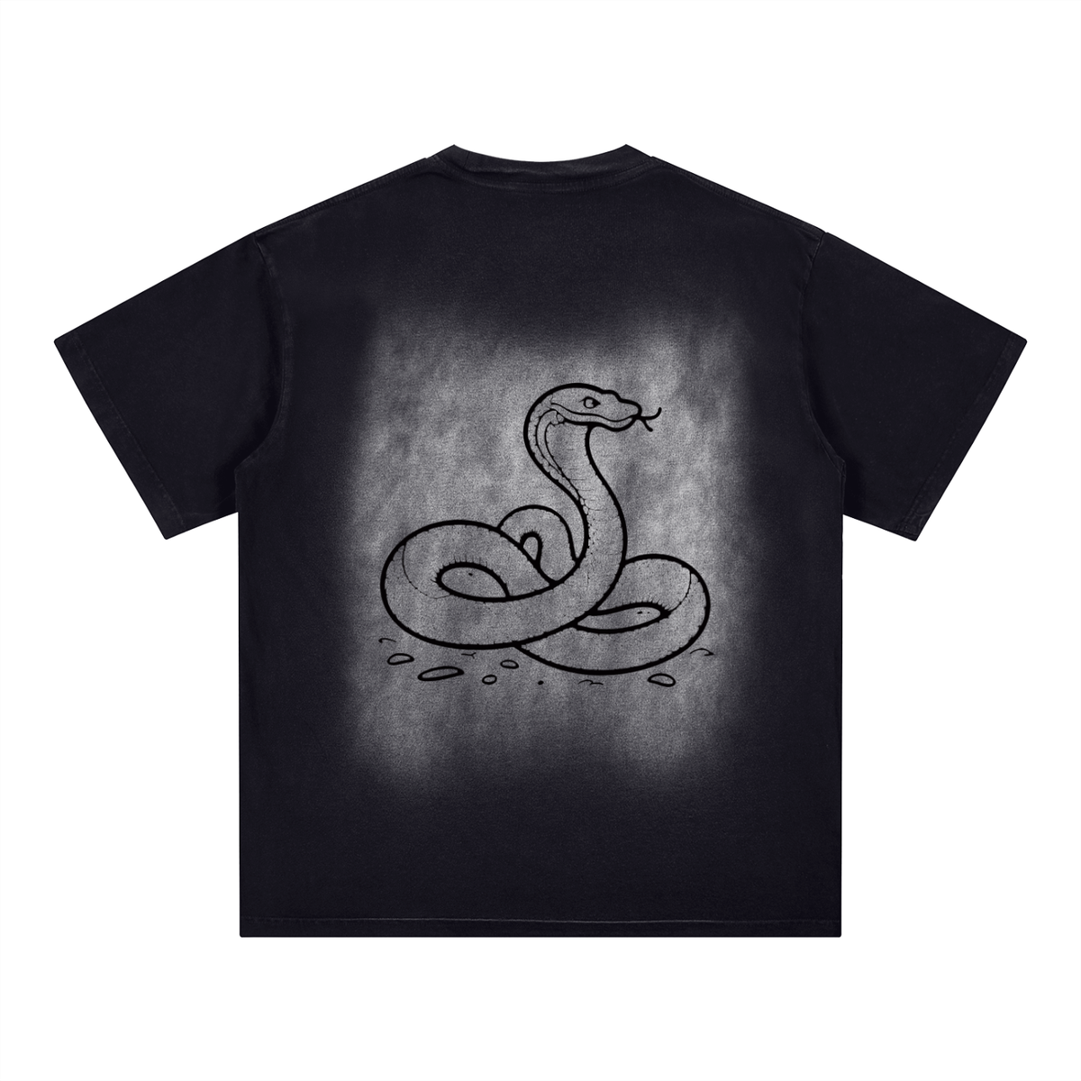 Qalm Square Patch T-Shirt