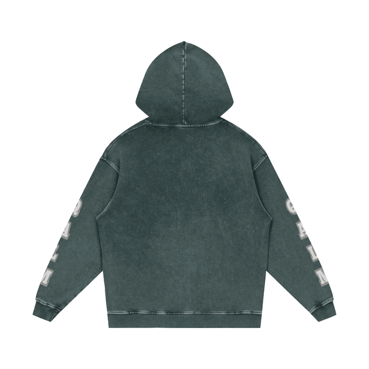 Snow Washed Loose Cotton Hoodie