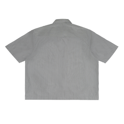 Qalm Stripe Boxy Shirt
