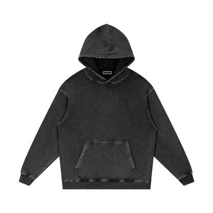 Qalm Loose Cotton Hoodie