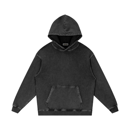 Qalm Loose Cotton Hoodie