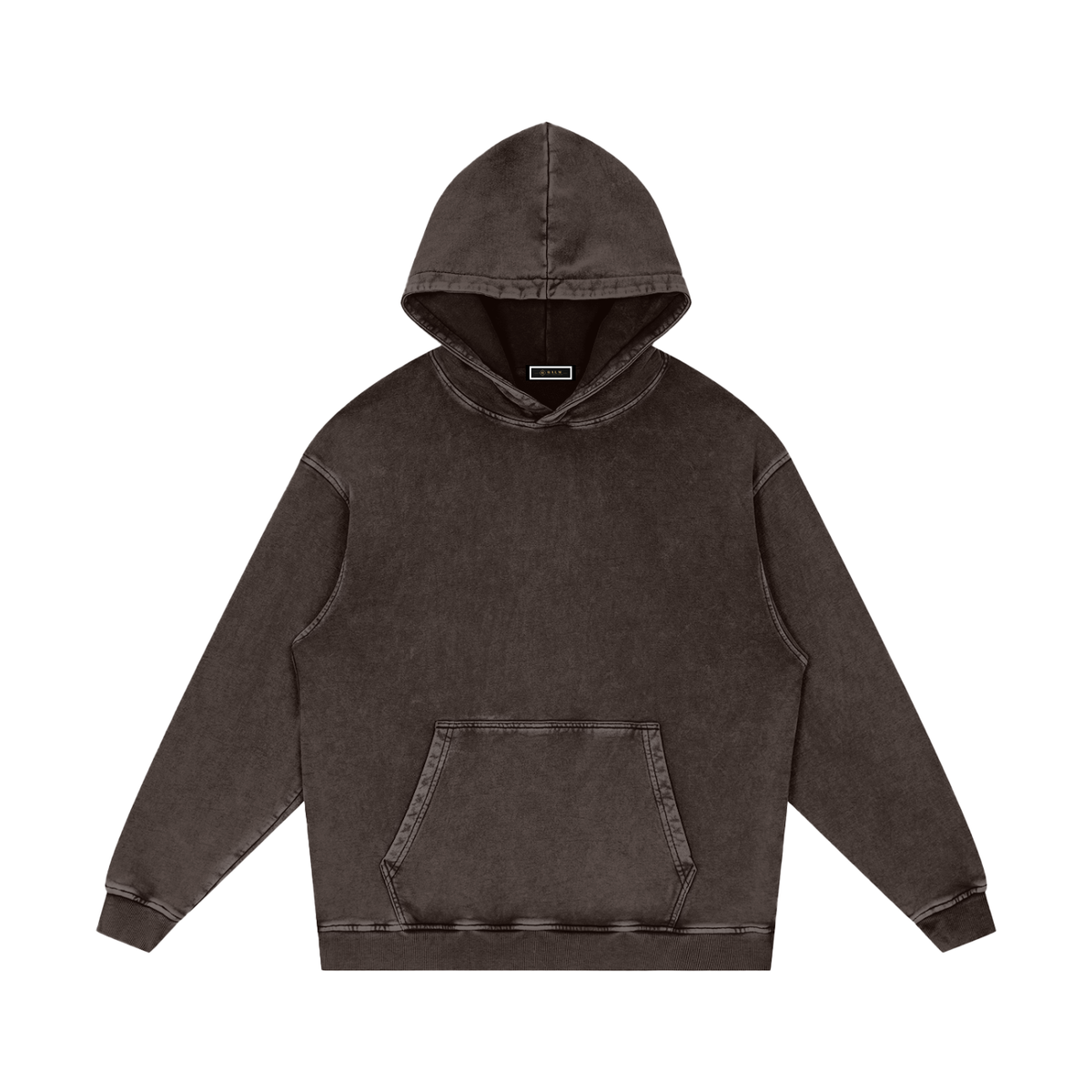 Qalm Loose Cotton Hoodie