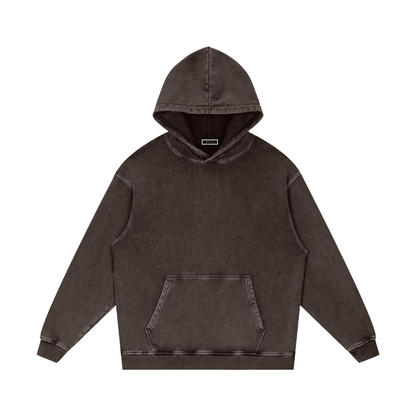 Qalm Loose Cotton Hoodie