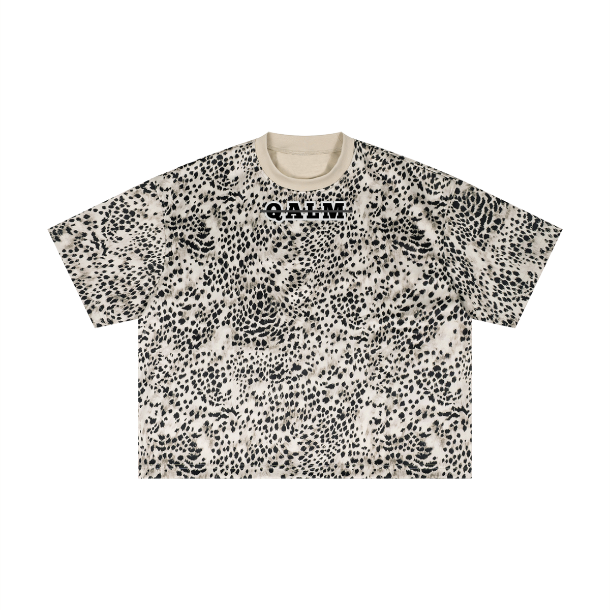 Unisex Leopard Print Boxy T-Shirt