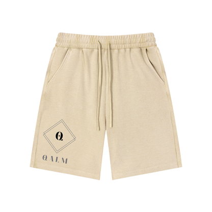 Mineral Wash Waffle Knit Shorts