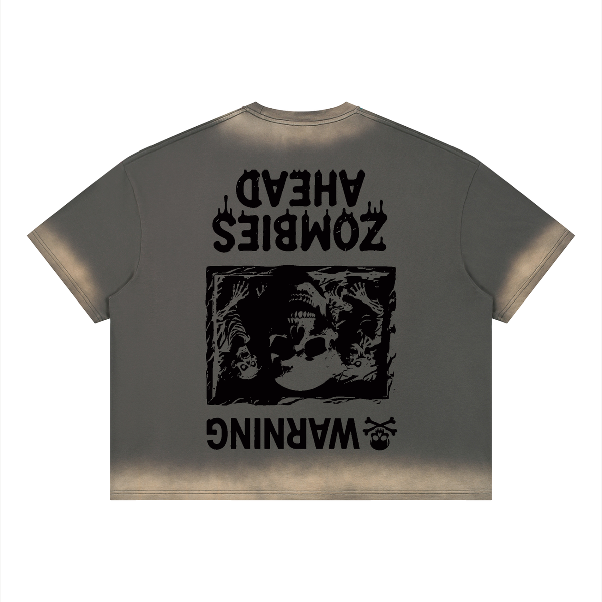 Unisex Boxy Sunfade Vintage Wash T-Shirt