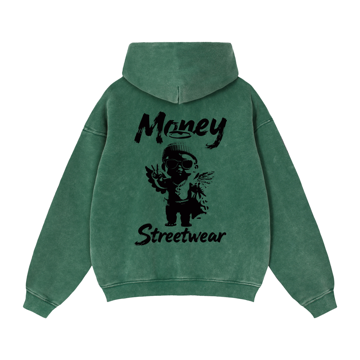 Zip-Through Boxy Fleece Hoodie