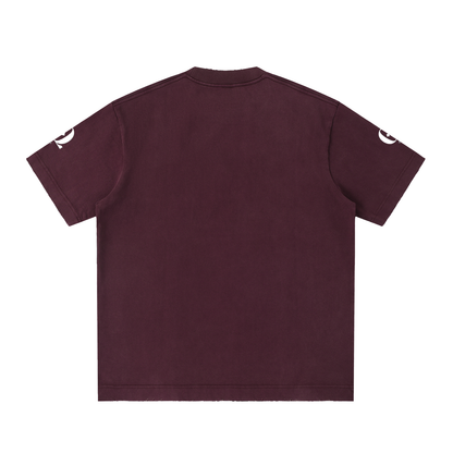 Heavyweight Vintage Washed Frayed T-Shirt