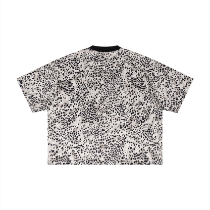 Unisex Leopard Print Boxy T-Shirt