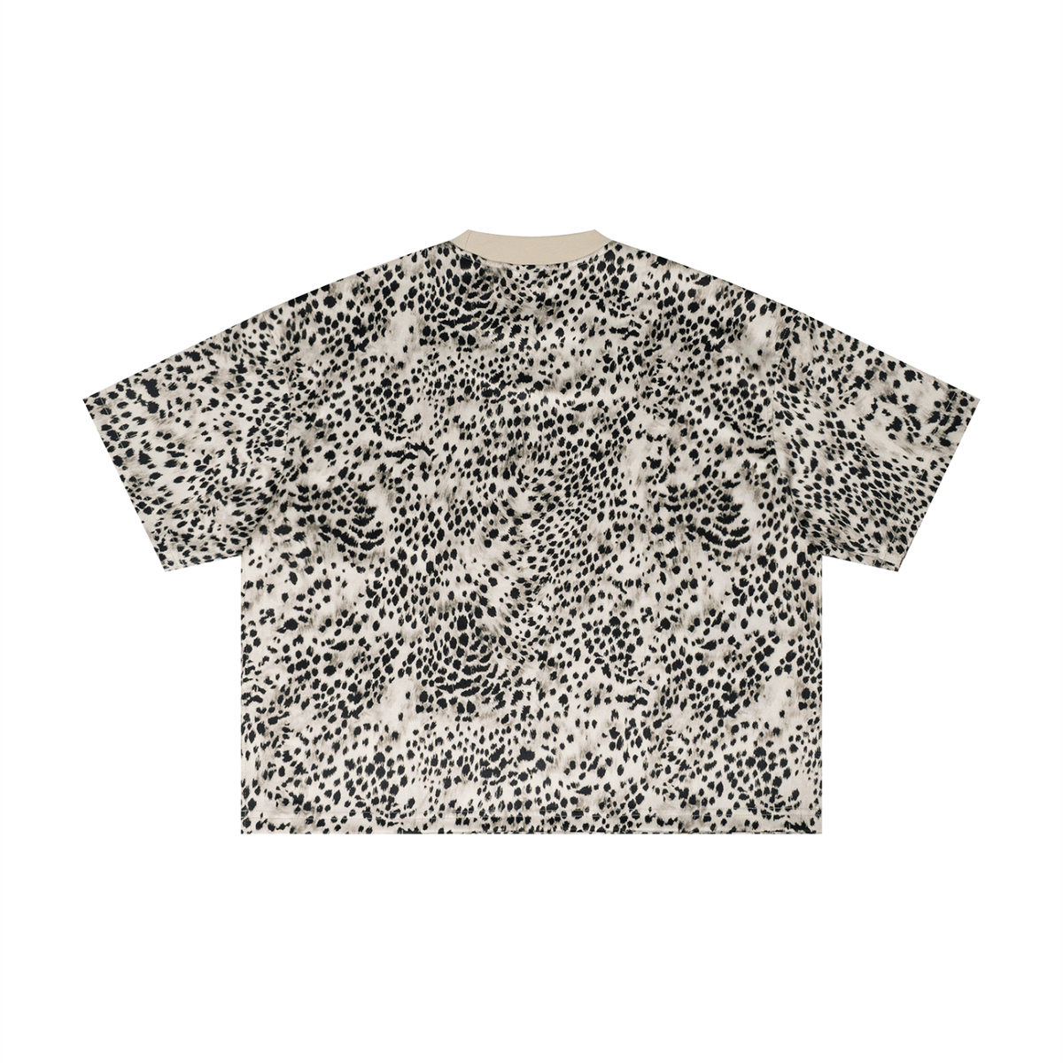 Unisex Leopard Print Boxy T-Shirt