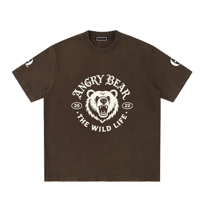 Heavyweight Vintage Washed Frayed T-Shirt