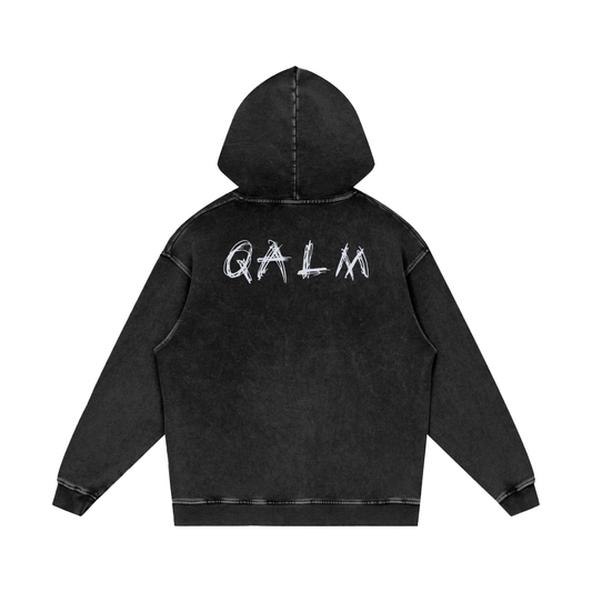 Qalm Loose Cotton Hoodie