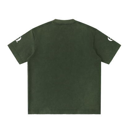 Heavyweight Vintage Washed Frayed T-Shirt