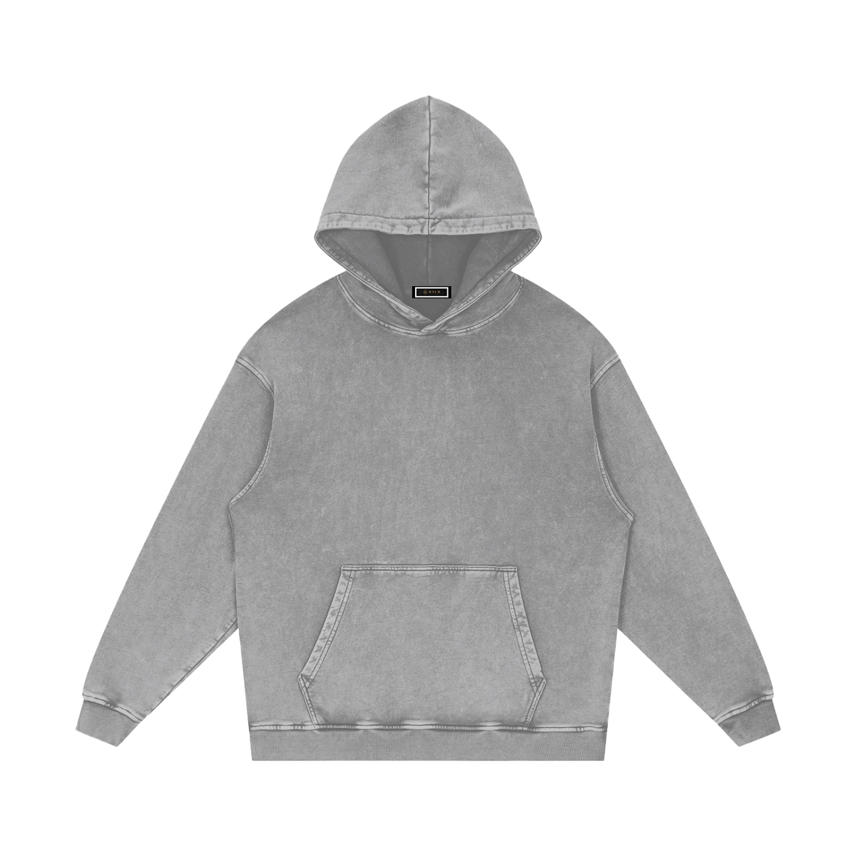 Qalm Loose Cotton Hoodie