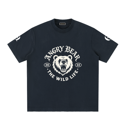 Heavyweight Vintage Washed Frayed T-Shirt