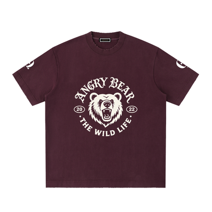 Heavyweight Vintage Washed Frayed T-Shirt