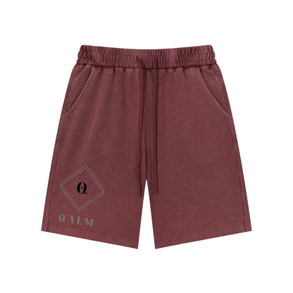 Mineral Wash Waffle Knit Shorts