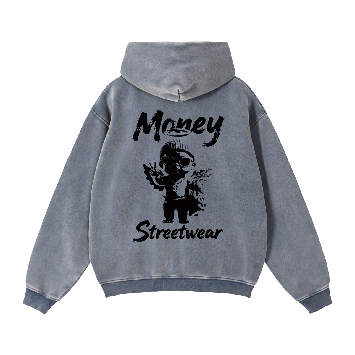 Zip-Through Boxy Fleece Hoodie