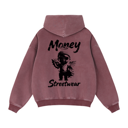 Zip-Through Boxy Fleece Hoodie