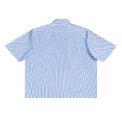Qalm Stripe Boxy Shirt