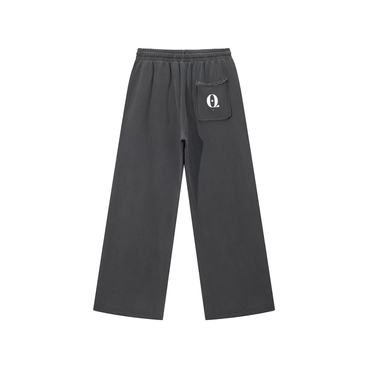 Snow Washed Raw Edge Sweatpants