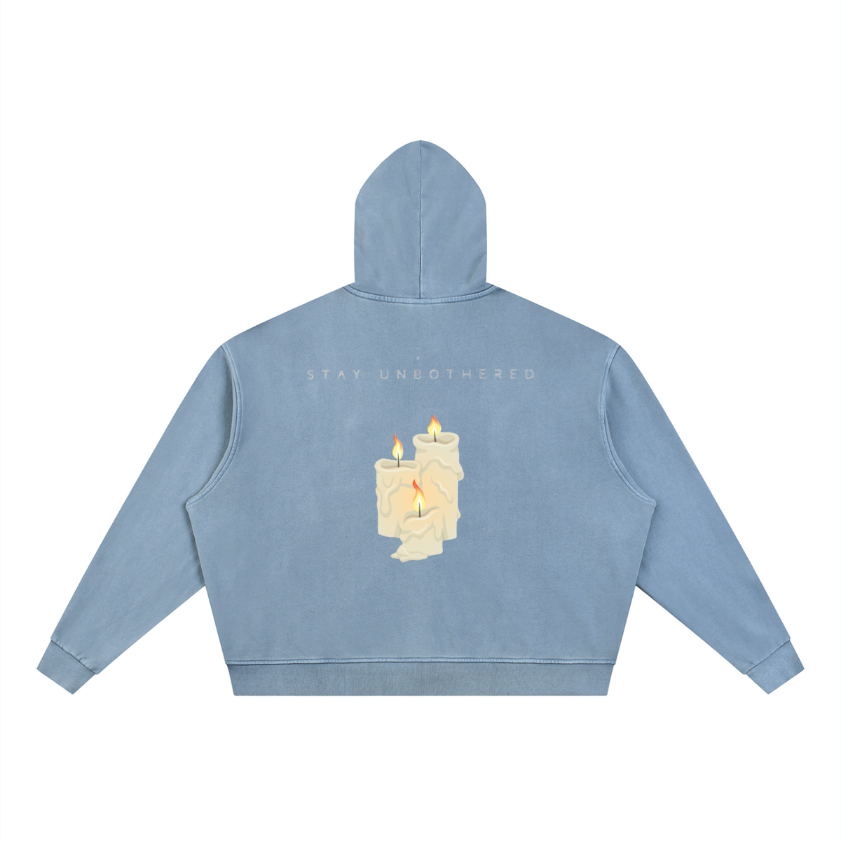 Qalm Full Zip Boxy Hoodie