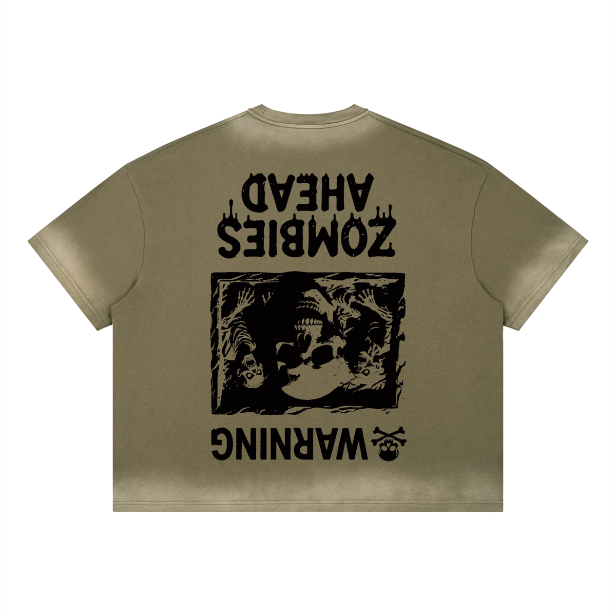 Unisex Boxy Sunfade Vintage Wash T-Shirt