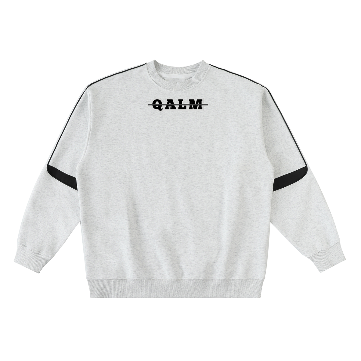 Oversized Crewneck Taped Sweatshirt